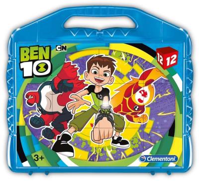 Okładka książki Puzzle 12 Super Kolor Ben 10
