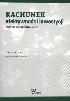 Okładka książki Rachunek efektywności inwestycji