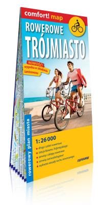 Opakowanie Rowerowe Trójmiasto laminowany rowerowy plan miasta 1:26 000