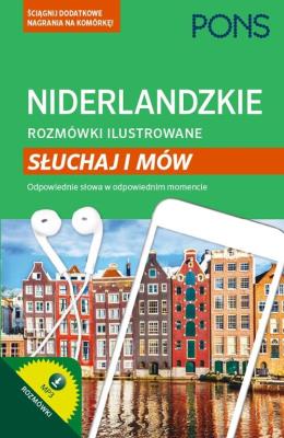 Rozmówki ilustrowane. Słuchaj i mów - niderlandzki. Autor: Hans Beelen. SmakLiter.pl Okładka książki Rozmówki ilustrowane. Słuchaj i mów - niderlandzki