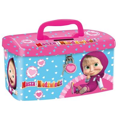 Opakowanie Skarbonka kuferek Masza i Niedźwiedź 13