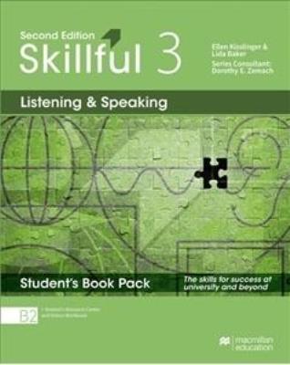 Skillful 2nd ed. 3 Listening & Speaking SB. Autor: Ellen Kisslinger, Lida Baker. SmakLiter.pl Okładka książki Skillful 2nd ed. 3 Listening & Speaking SB