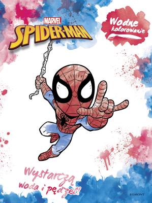 Spider-Man. Wodne kolorowanie. Autor: Opracowanie zbiorowe. SmakLiter.pl Okładka książki Spider-Man. Wodne kolorowanie