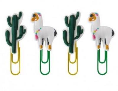 Opakowanie Spinacze Lama Kaktus 4 sztuki
