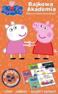 Okładka książki Świnka Peppa - Bajkowa Akademia Nr.1