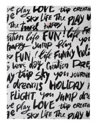 Opakowanie Teczka A4 biała z napisami