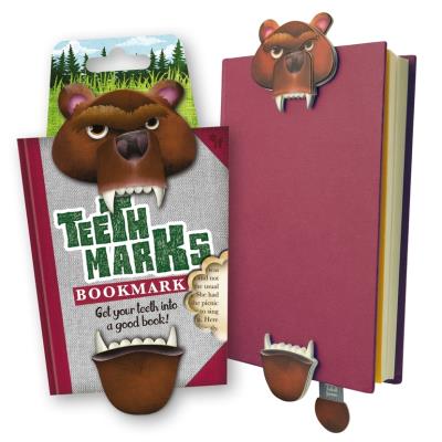 Okładka książki Teeth Marks - zakładka 'zębowa' - Niedźwiedź