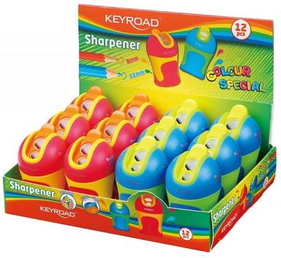 Opakowanie Temperówka KEYROAD Color Mate Display 12 sztuk mix