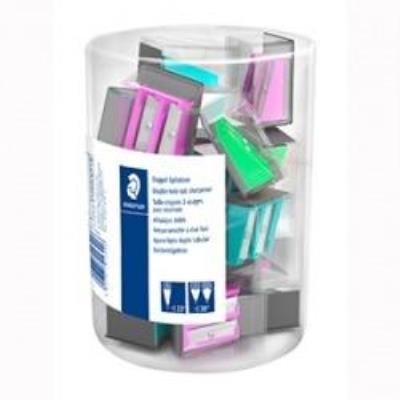 Okładka książki Temperówka podwójna z pojemnikiem 18szt