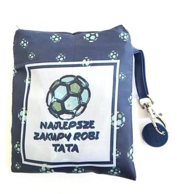 Torba zakupowa Najlepsze zakupy robi Tata. Wydawca: Jawi. SmakLiter.pl Opakowanie Torba zakupowa Najlepsze zakupy robi Tata