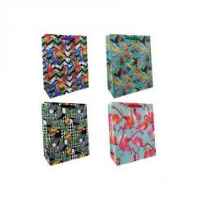 Opakowanie Torby prezentowe 26x32 Ptaki op. 12szt