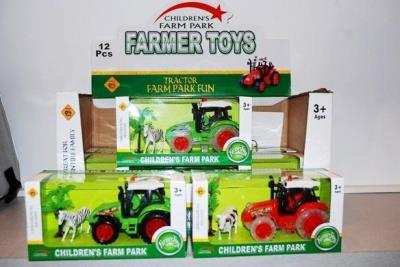 Opakowanie Traktor z krową/owcą