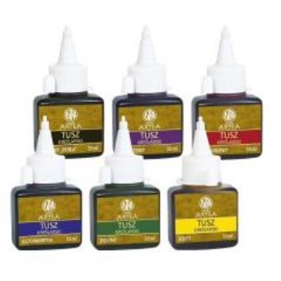 Opakowanie Tusz kreślarski zielony 35ml (8szt) ASTRA