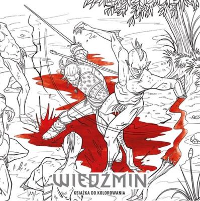 Wiedźmin. Książka do kolorowania. Wydawca: Studio JG. SmakLiter.pl Opakowanie Wiedźmin. Książka do kolorowania