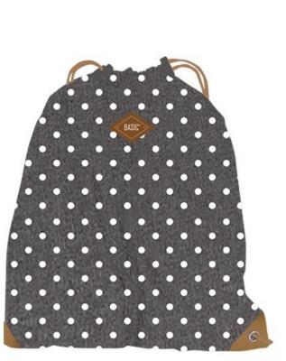 Opakowanie Worko-plecak Basic kropki szary