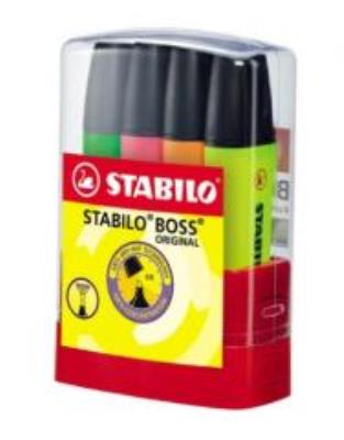 Opakowanie Zakreślacz Bossparade 70 4 kolory STABILO