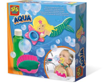 Opakowanie Zestaw do robienia baniek mydlanych w kształcie syrenki Zabawa w kąpieli