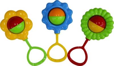 Opakowanie Zestaw grzechotek Kwiatek 3 sztuki