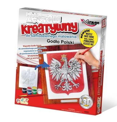 Opakowanie Zestaw Kreatywny do malowania - Godło Polski