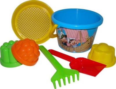 Opakowanie Zestaw Nr182 Wiaderko średnie z nalepką z akcesoriami