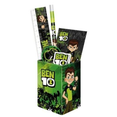 Opakowanie Zestaw przyborów szkolnych w puszce BEN 10 10