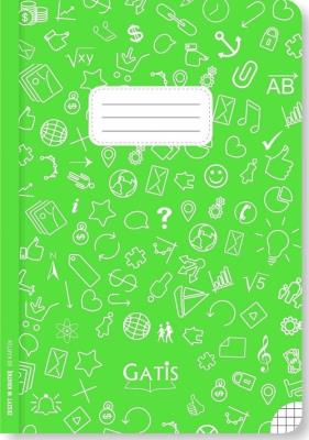 Opakowanie Zeszyt A5 Eco Green w kratkę 60 kartek 10 sztuk
