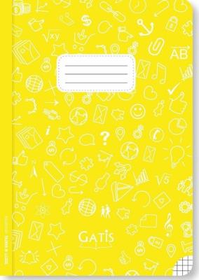 Opakowanie Zeszyt A5 Eco Yellow w kratkę 60 kartek 10 sztuk