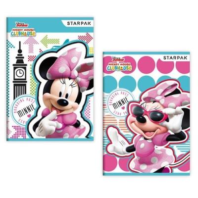 Opakowanie Zeszyt A5 w linie 16 kartek Minnie 20 sztuk