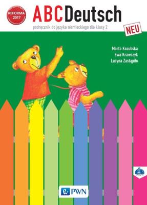 ABCDeutsch neu 2 Podręcznik + 2CD. Autor: Kozubska Marta, Krawczyk Ewa, Zastąpiło Lucyna. SmakLiter.pl Okładka książki ABCDeutsch neu 2 Podręcznik + 2CD