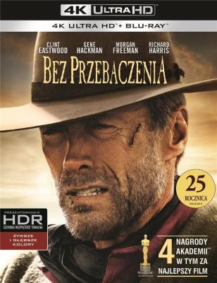 Bez przebaczenia (2 Blu-ray) 4K. Autor: Clint Eastwood. SmakLiter.pl Okładka książki Bez przebaczenia (2 Blu-ray) 4K