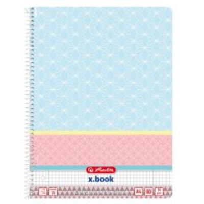 Opakowanie Brulion na spirali A4/80K kratka Pastell (5szt)