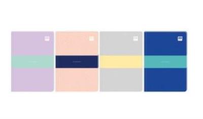 Opakowanie Brulion opr. półtw. A4/64K kratka B&B Pastel (5sz)