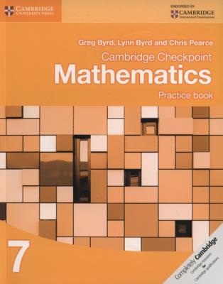 Cambridge Checkpoint Mathematics Practice Book 7. Autor: Byrd Greg, Byrd Lynn, Pearce Chris. SmakLiter.pl Okładka książki Cambridge Checkpoint Mathematics Practice Book 7