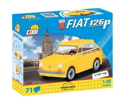 Cars Polski Fiat 126p 71 klocków. Wydawca: Cobi. SmakLiter.pl Opakowanie Cars Polski Fiat 126p 71 klocków