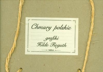 Okładka książki CHMURY POLSKIE GRAFIKI HILDE FIEGUTH