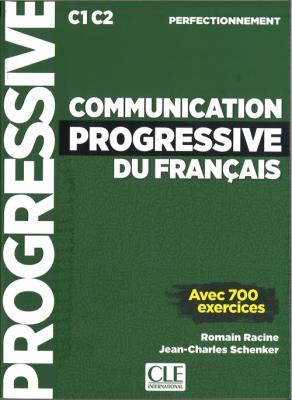Communication progressive perfectionnement + CD. Autor: Romain Racine, Jean-Charles Schenker. SmakLiter.pl Okładka książki Communication progressive perfectionnement + CD