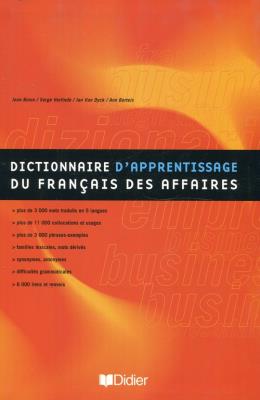 Okładka książki Dictionnaire d`apprentissage du francais des affaires