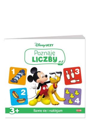 Okładka książki Disney uczy Miki Raźni Rajdowcy Poznaję liczby
