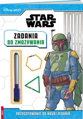 Okładka książki Disney Uczy Star Wars Zadania do zmazywania