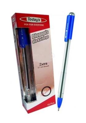 Długopis Todays Extra Ball nieb. (10szt) NOSTER. Wydawca: Noster. SmakLiter.pl Opakowanie Długopis Todays Extra Ball nieb. (10szt) NOSTER
