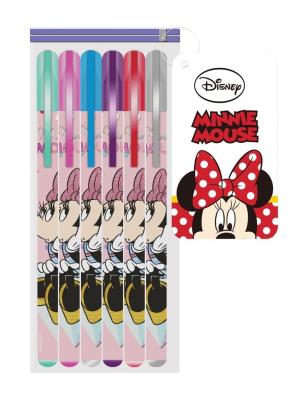 Opakowanie Długopisy żelowe 6 kolorów Minnie