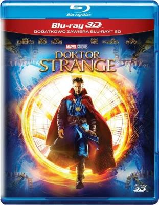 Doktor Strange (2 Blu-ray) 3D. Autor: Scott Derrickson. SmakLiter.pl Okładka książki Doktor Strange (2 Blu-ray) 3D