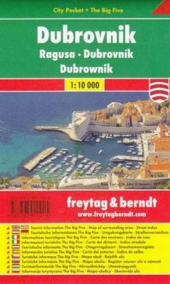 Dubrownik 1:10 000. Wydawca: Freytag&berndt. SmakLiter.pl Opakowanie Dubrownik 1:10 000