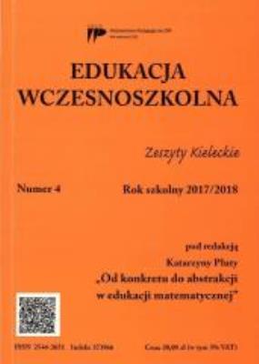Edukacja wczesnoszkolna nr 4 2017/2018. Autor: praca zbiorowa. SmakLiter.pl Okładka książki Edukacja wczesnoszkolna nr 4 2017/2018