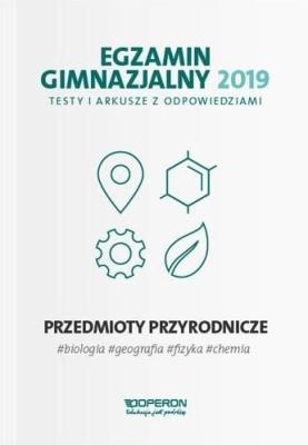 Okładka książki Egzamin gimnazjalny - Testy przyrod. 2019 OPERON
