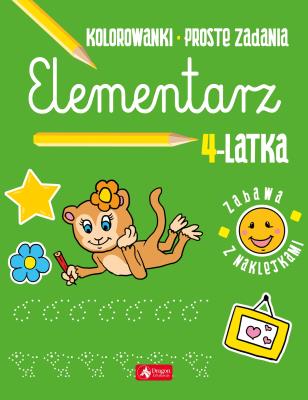 Okładka książki Elementarz 4-latka 