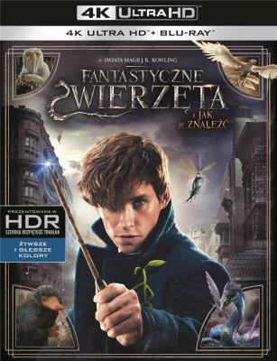 Fantastyczne zwierzęta i jak je.. (2 Blu-ray) 4K. Autor: David Yates. SmakLiter.pl Okładka książki Fantastyczne zwierzęta i jak je.. (2 Blu-ray) 4K