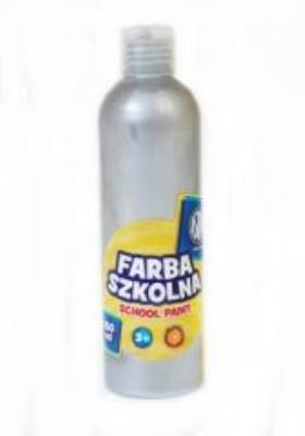 Opakowanie Farba szkolna Astra 250ml metaliczna srebrna