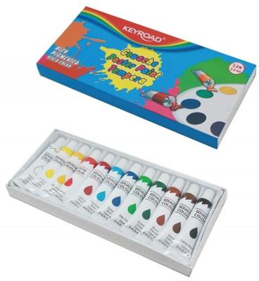 Opakowanie Farby temperowe KEYROAD 12 kolorów