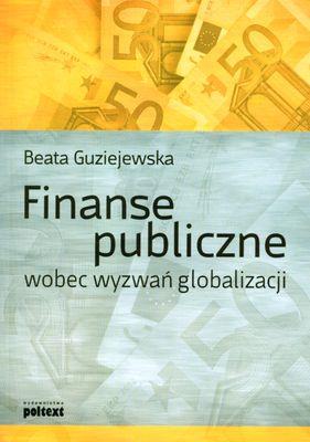 Okładka książki FINANSE PUBLICZNE WOBEC WYZWAŃ GLOBALIZACJI